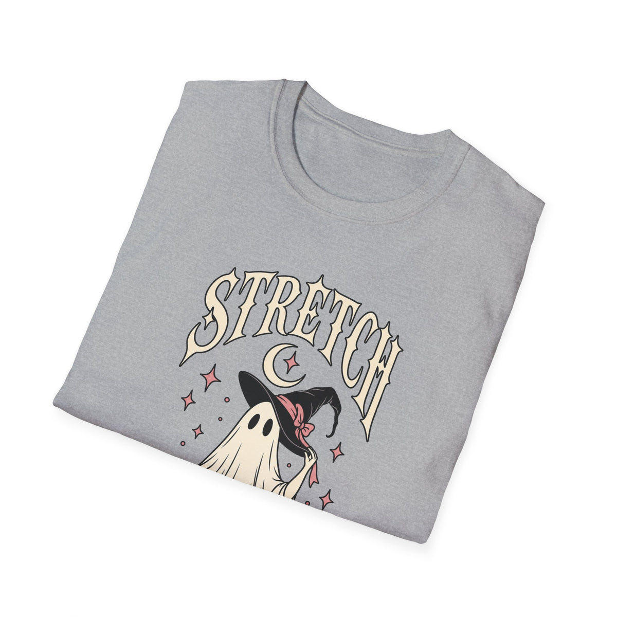 Stretch Your Spirit Ghost T-Shirt — Cute Witchy Halloween Graphic Tee - Boo Crew Boutique