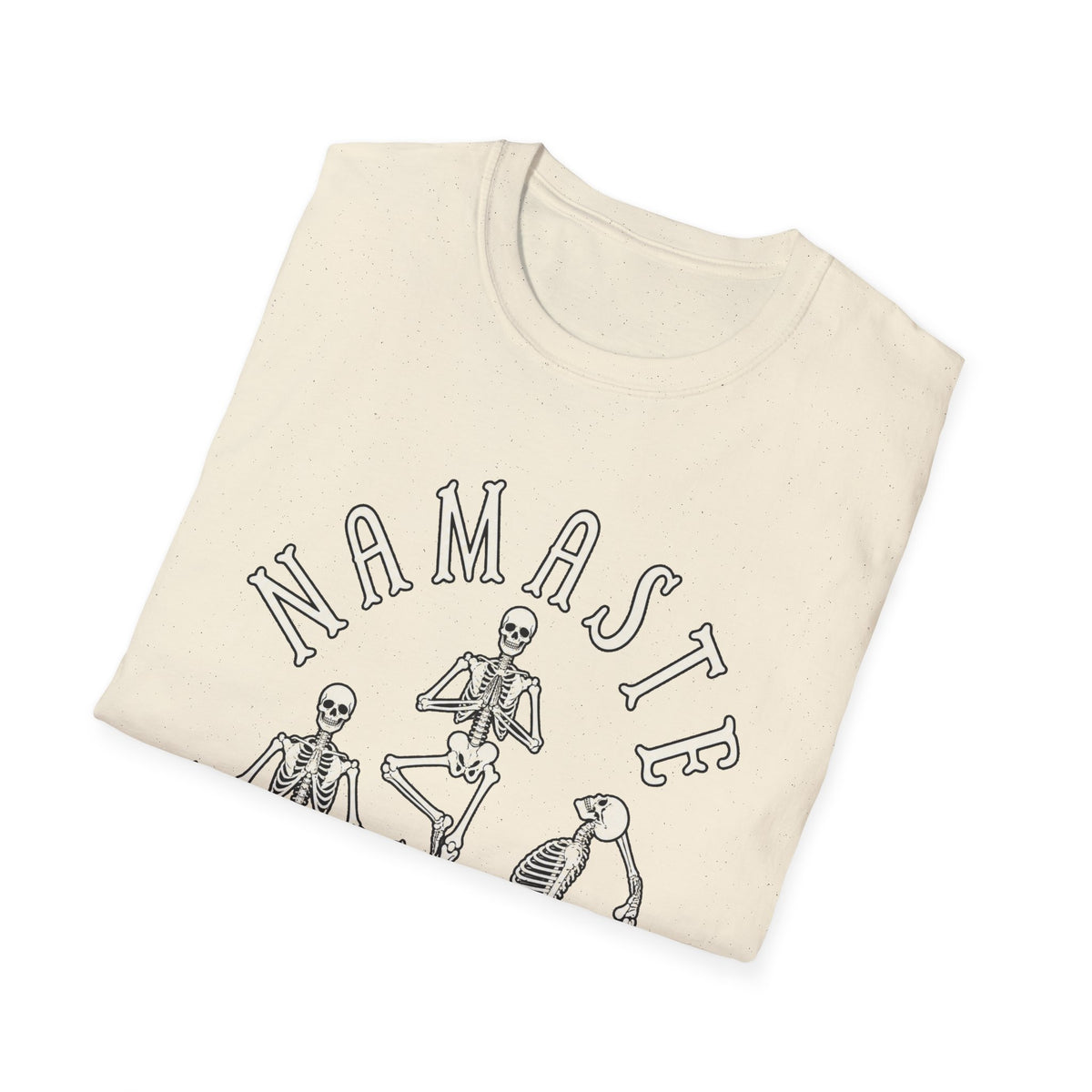 Namaste Witches T-Shirt — Skeleton Yoga Witch Tee - Boo Crew Boutique