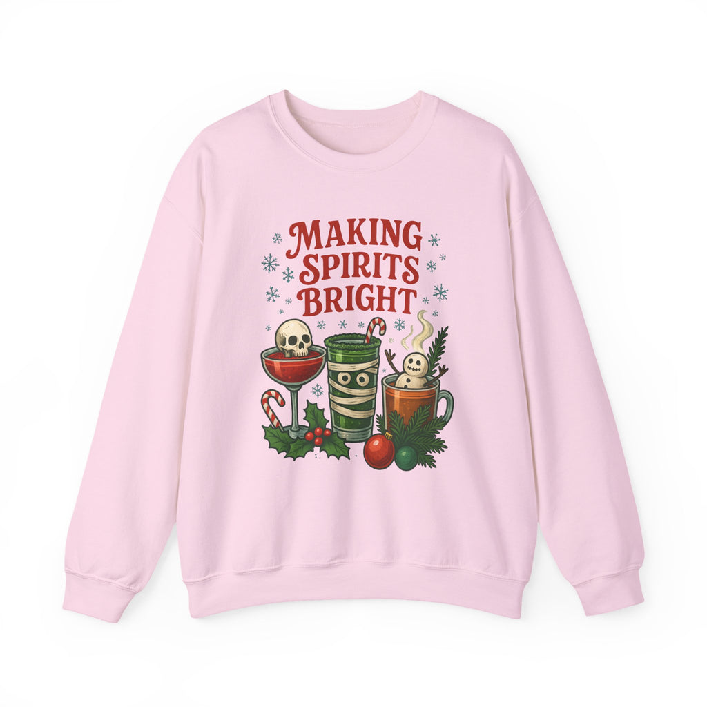 Making Spirits Bright Sweatshirt - Boo Crew Boutique