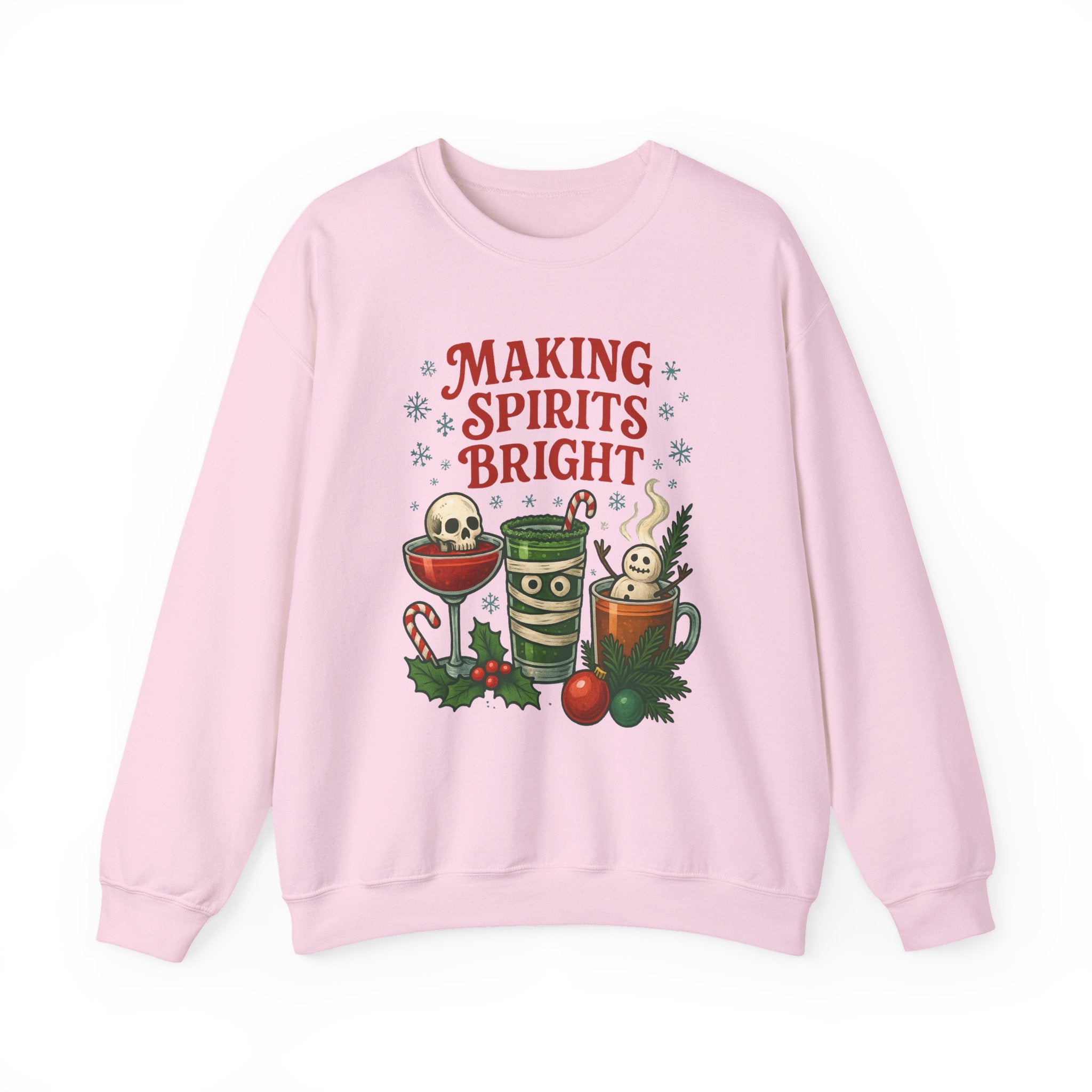 Making Spirits Bright Sweatshirt - Boo Crew Boutique