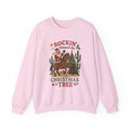 Western Cowboy Santa Christmas Sweatshirt, Unisex Crewneck Jumper, Holiday Festival Pullover, Country Music Xmas Top, Xmas Cowgirl Attire