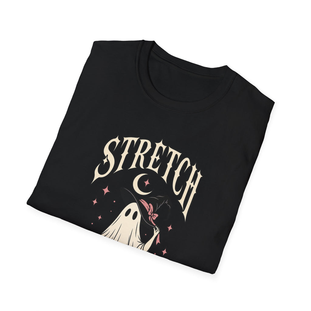 Stretch Your Spirit Ghost T-Shirt — Cute Witchy Halloween Graphic Tee - Boo Crew Boutique