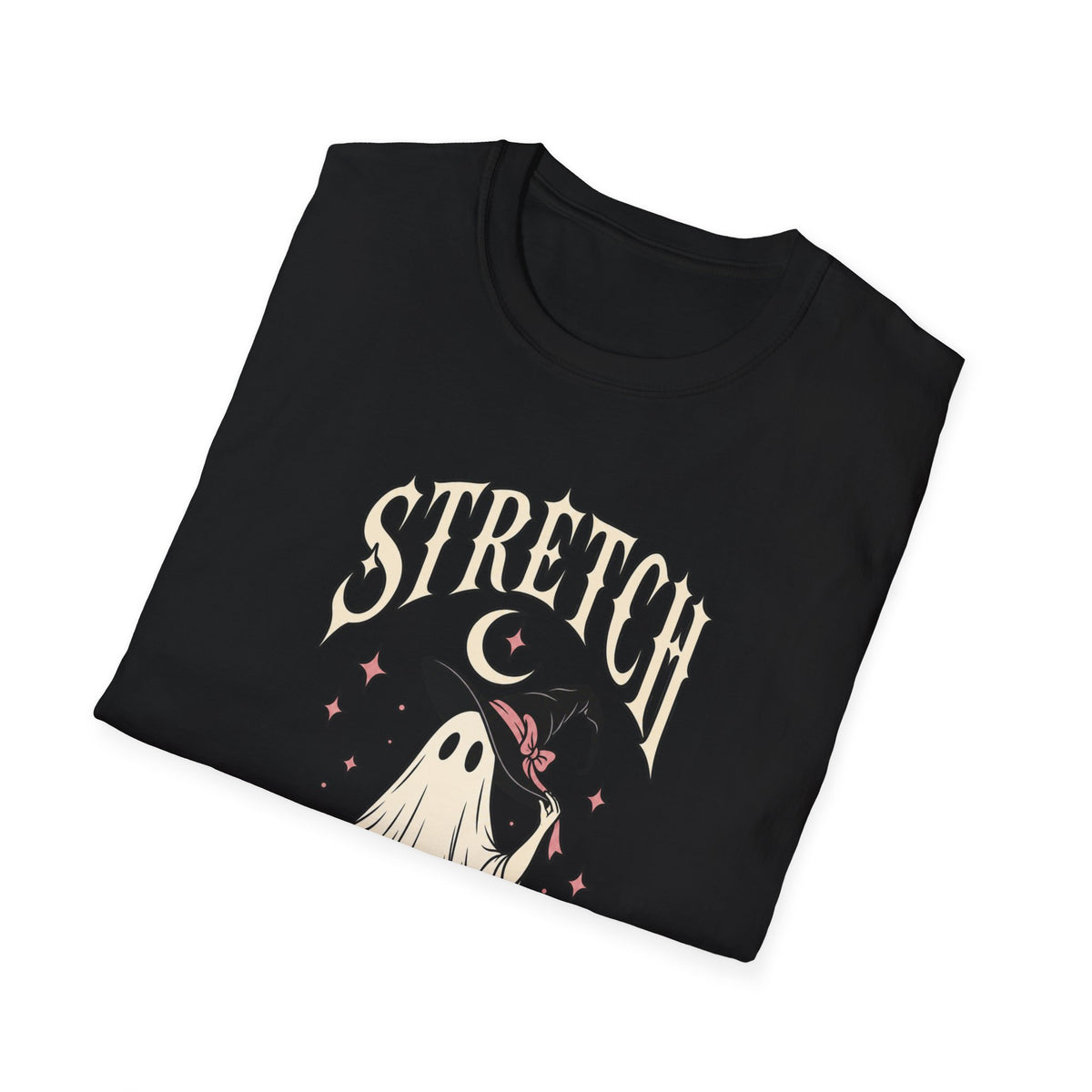 Stretch Your Spirit Ghost T-Shirt — Cute Witchy Halloween Graphic Tee - Boo Crew Boutique
