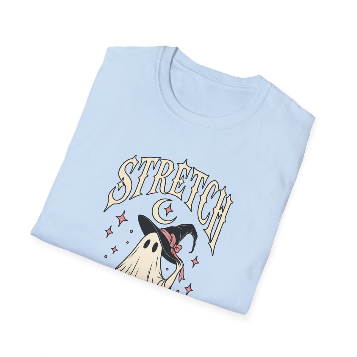 Stretch Your Spirit Ghost T-Shirt — Cute Witchy Halloween Graphic Tee - Boo Crew Boutique