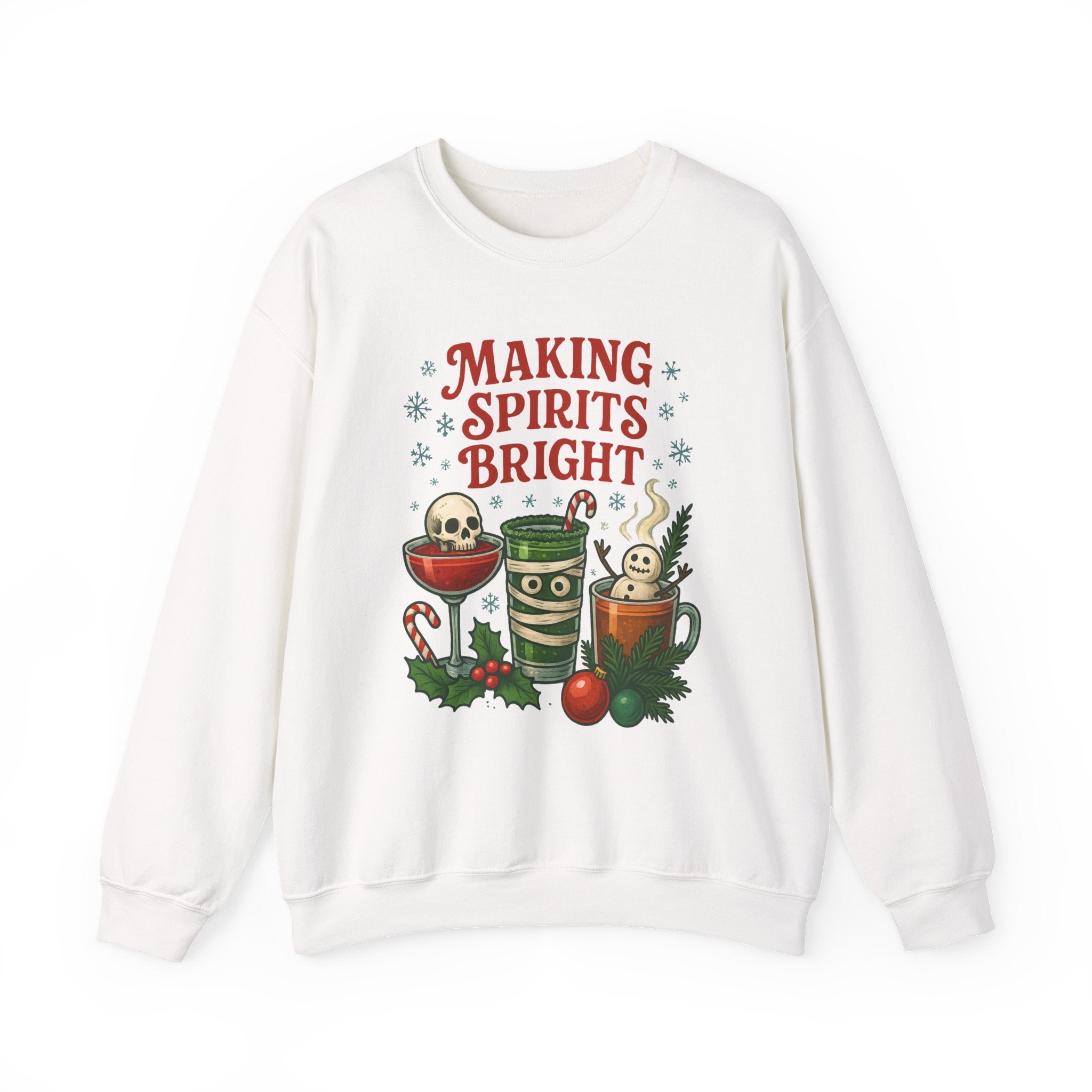 Making Spirits Bright Sweatshirt - Boo Crew Boutique