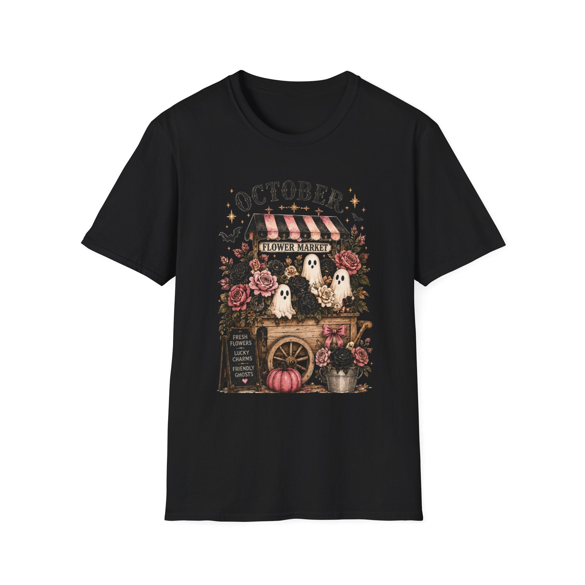 October Flower Market Tee - Boo Crew Boutique