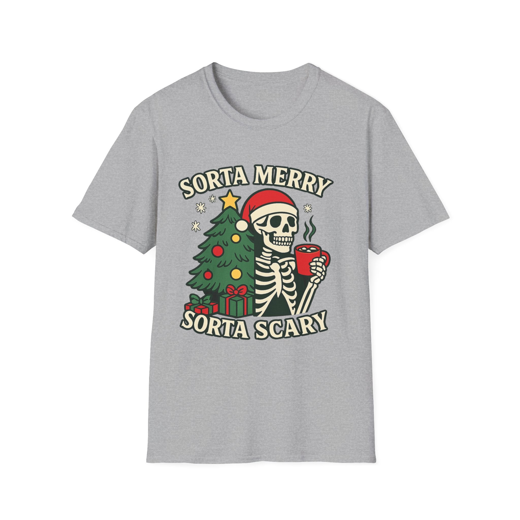 Sorta Merry Sorta Scary Christmas T-Shirt - Boo Crew Boutique