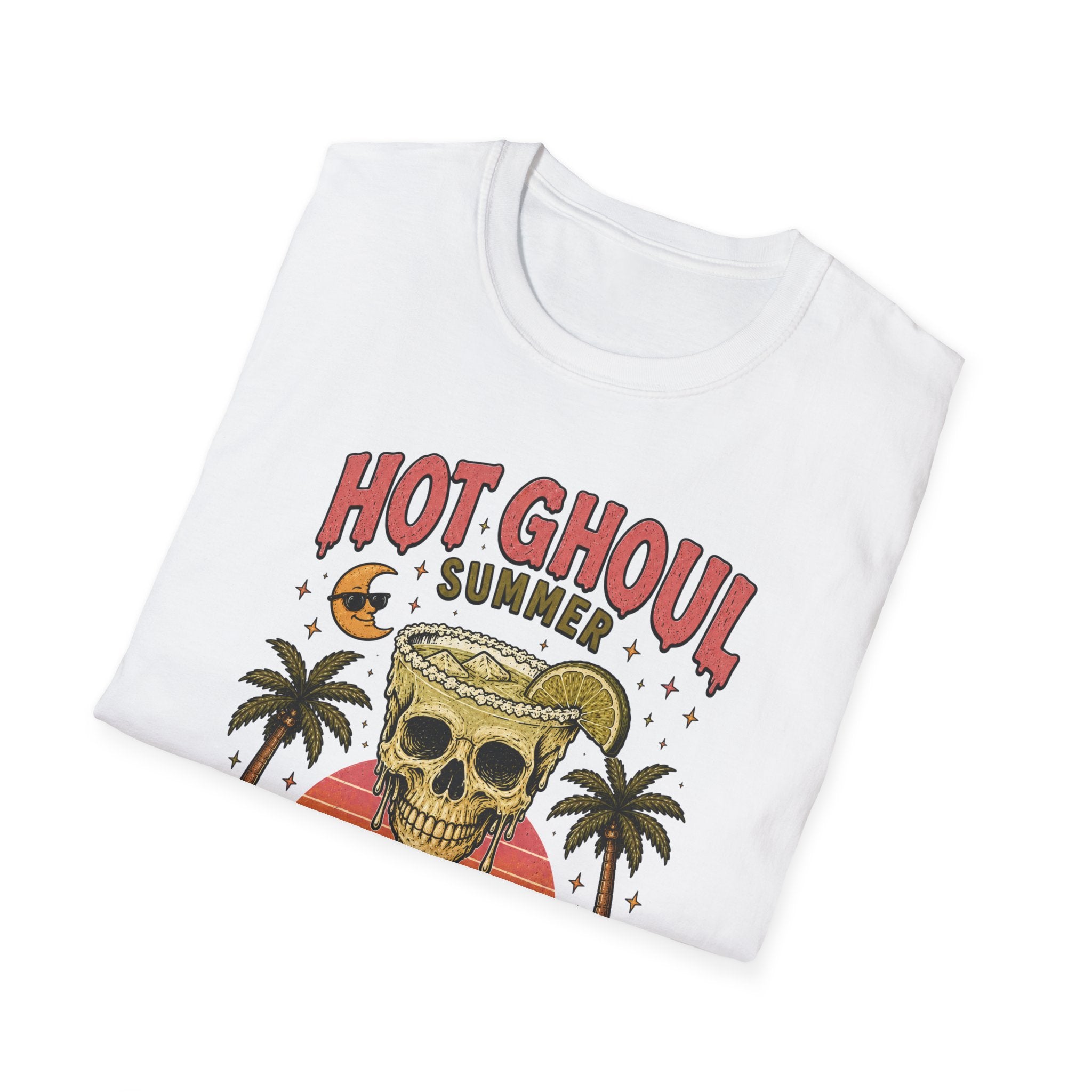Vintage Skull & Palm Beach Margarita Tee - Boo Crew Boutique