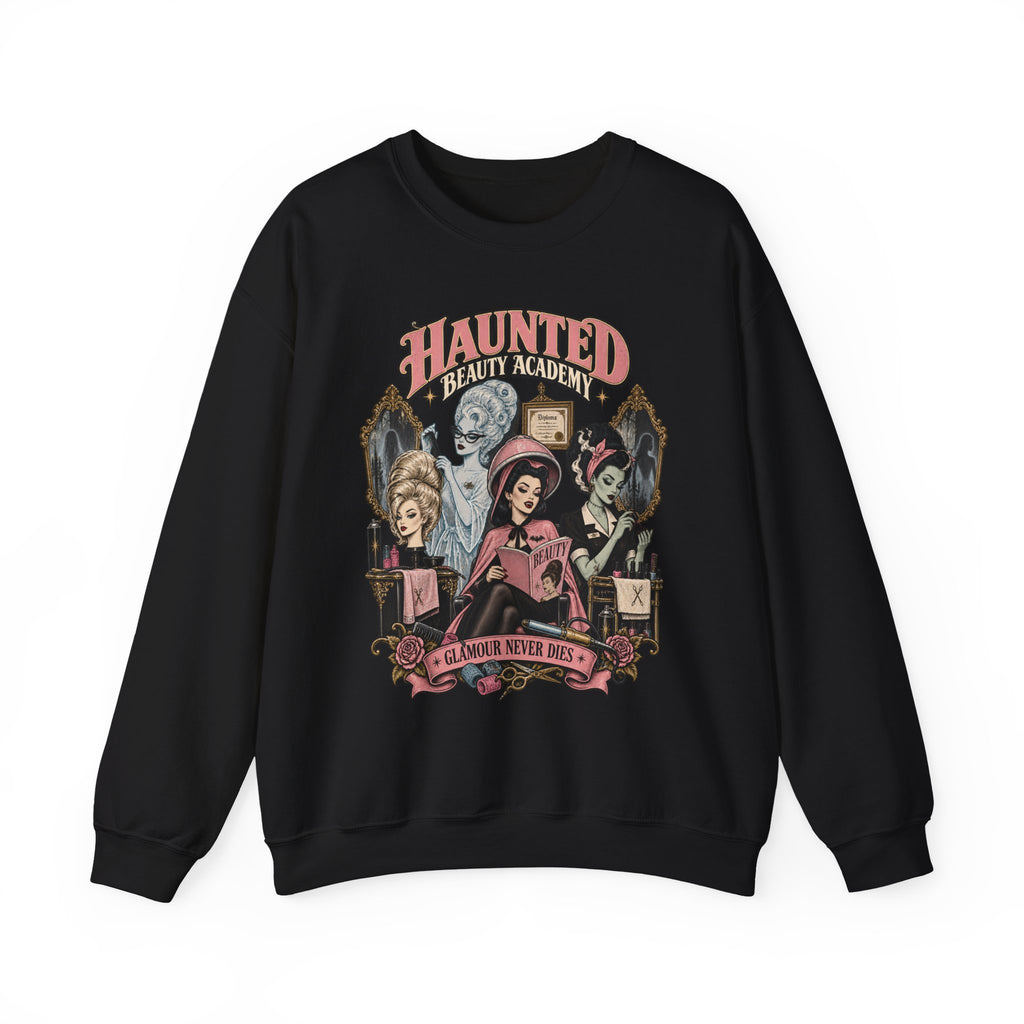Beauty Never Dies Gothic Crewneck Sweatshirt - Boo Crew Boutique