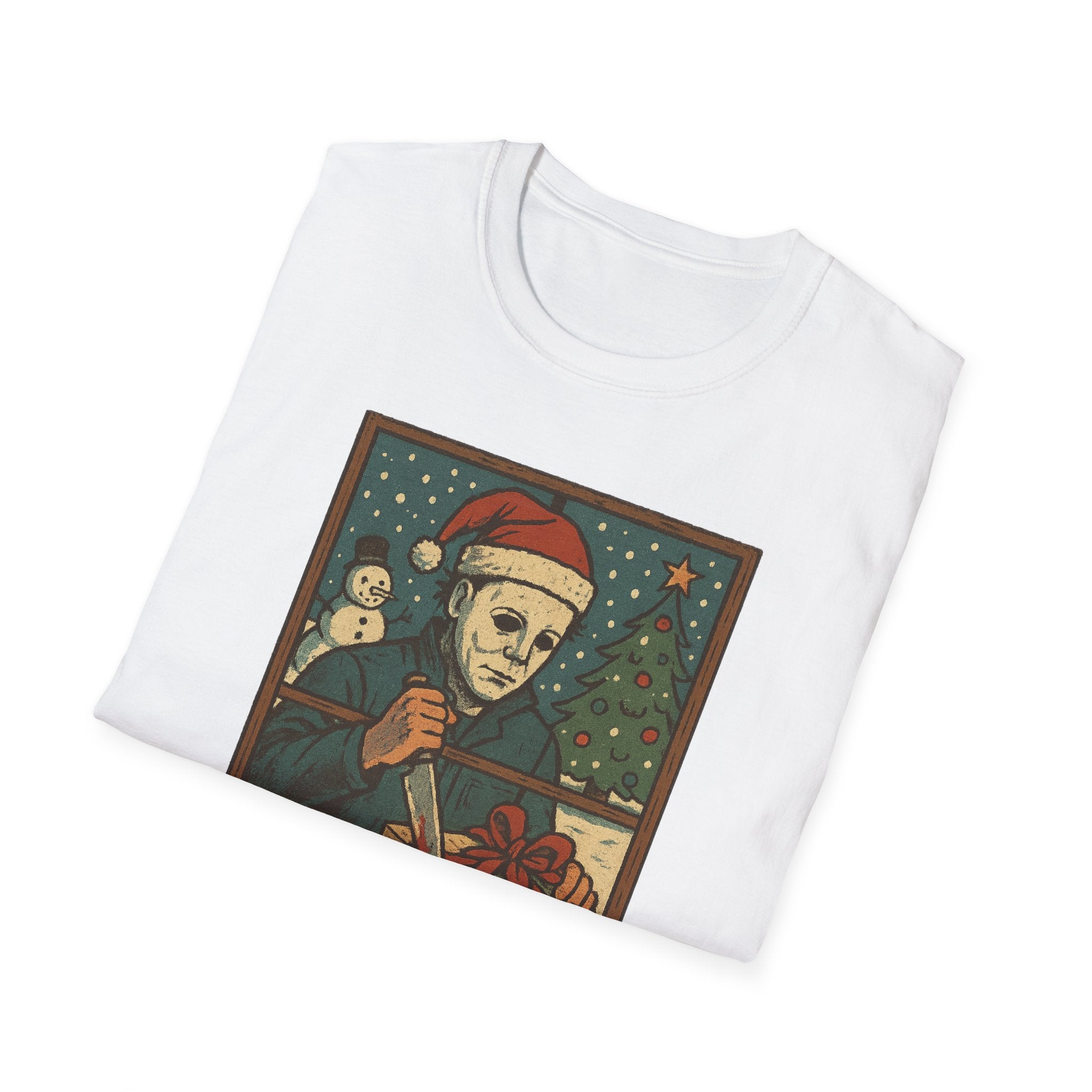 Killer Christmas T-Shirt | Michael Myers Holiday Tee, Fun Christmas Gift, Horror Fan Apparel, Christmas Party Shirt, Unique Holiday Wear - Boo Crew Boutique