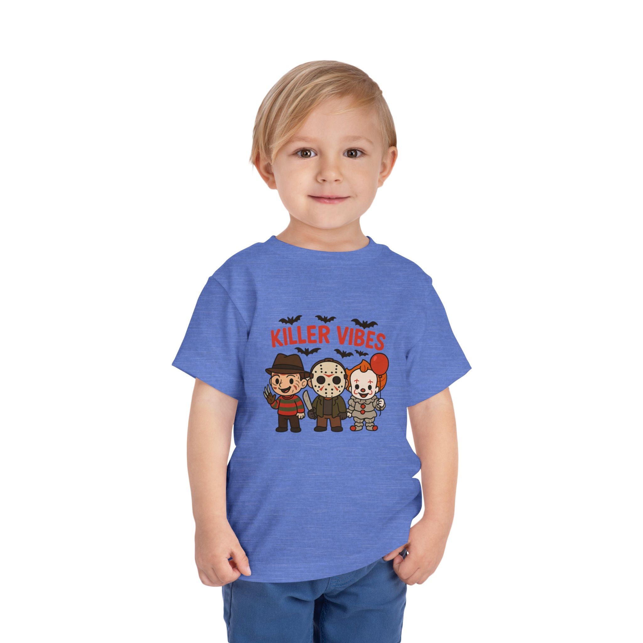 Toddler Horror Tee, Fun Kid's T-Shirt, Halloween Apparel, Cute Halloween Shirt, Horror Movie Fans