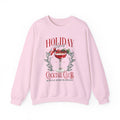 Holiday Cocktail Club Sweatshirt, Christmas Jumper, Festive Winter Top, Xmas Party Shirt, Seasonal Pullover, Celebration Apparel - Boo Crew Boutique