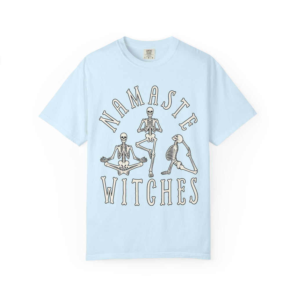 Namaste Witches T-Shirt — Skeleton Yoga Halloween Tee - Boo Crew Boutique