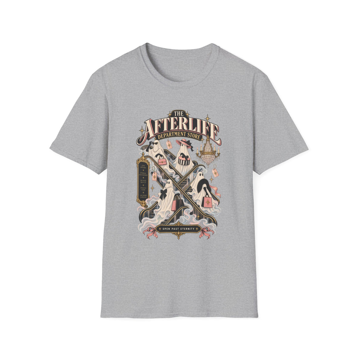 Afterlife Department Store T-Shirt — Spooky Retro Funeral Humor Tee - Boo Crew Boutique