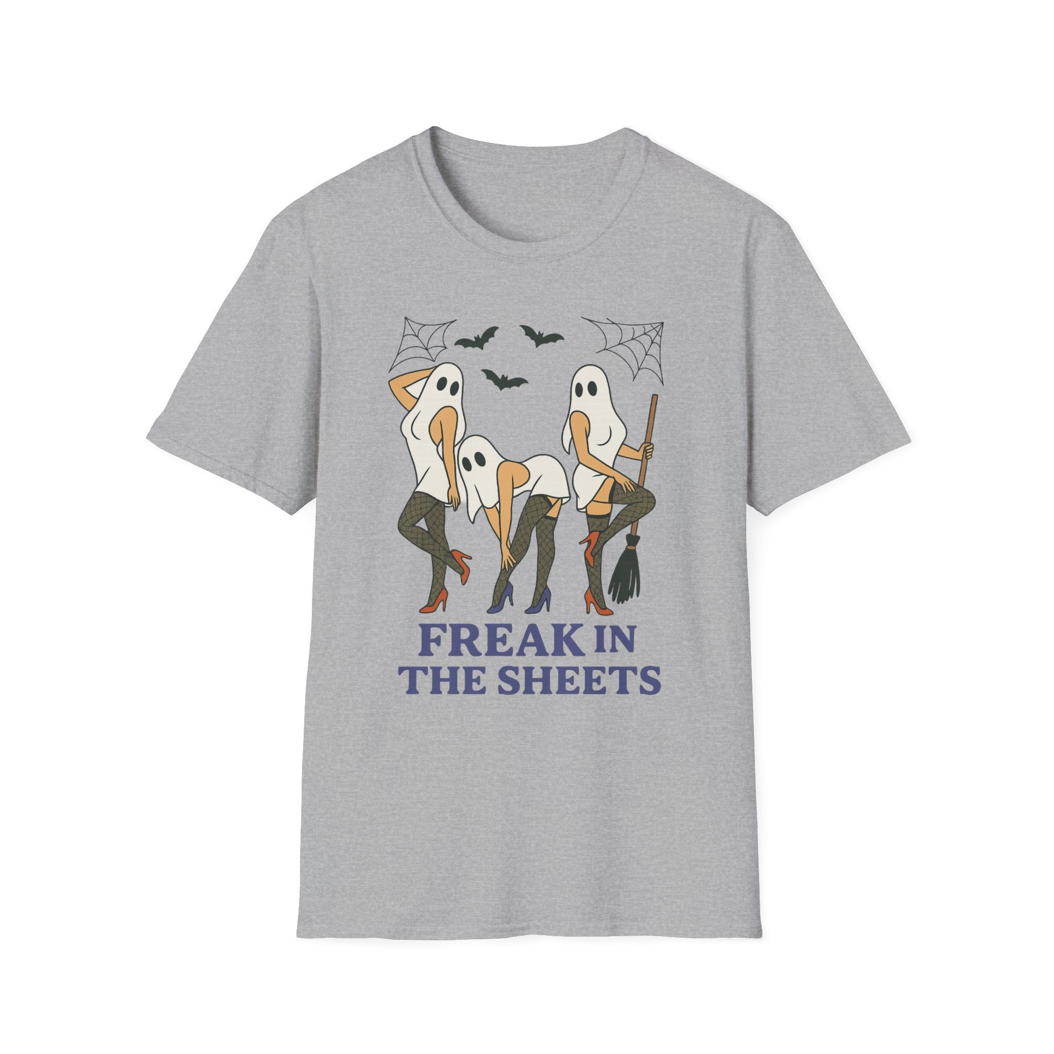 Freak in the Sheets Halloween T-Shirt — Funny Ghost Costume Party Tee