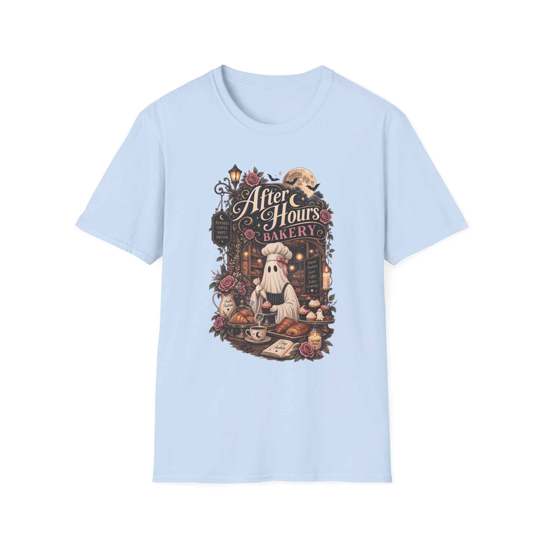 After Hours Bakery Tee | Cottagecore Halloween Tee - Boo Crew Boutique