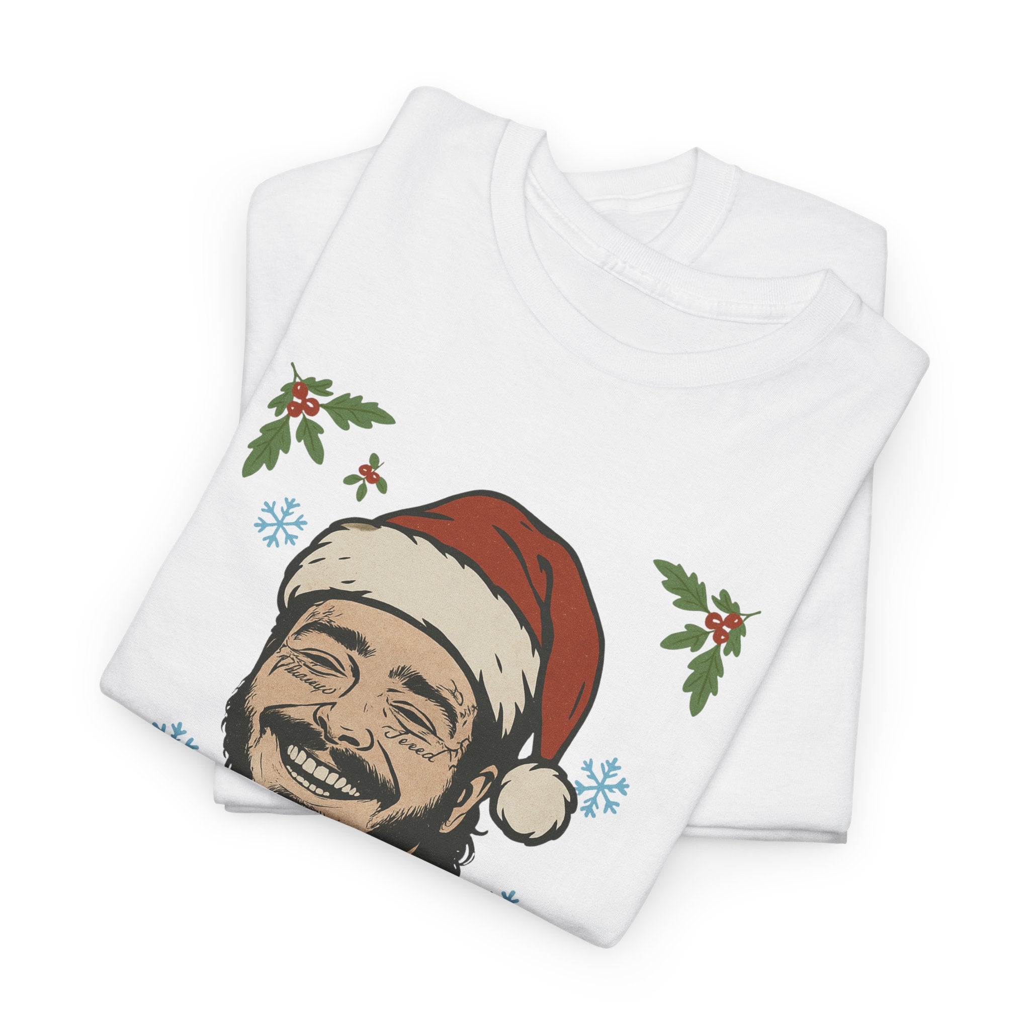 Home Malone Santa Tee | Christmas rapper holiday tee, Christmas Malone Tee, Gift for Music Lover