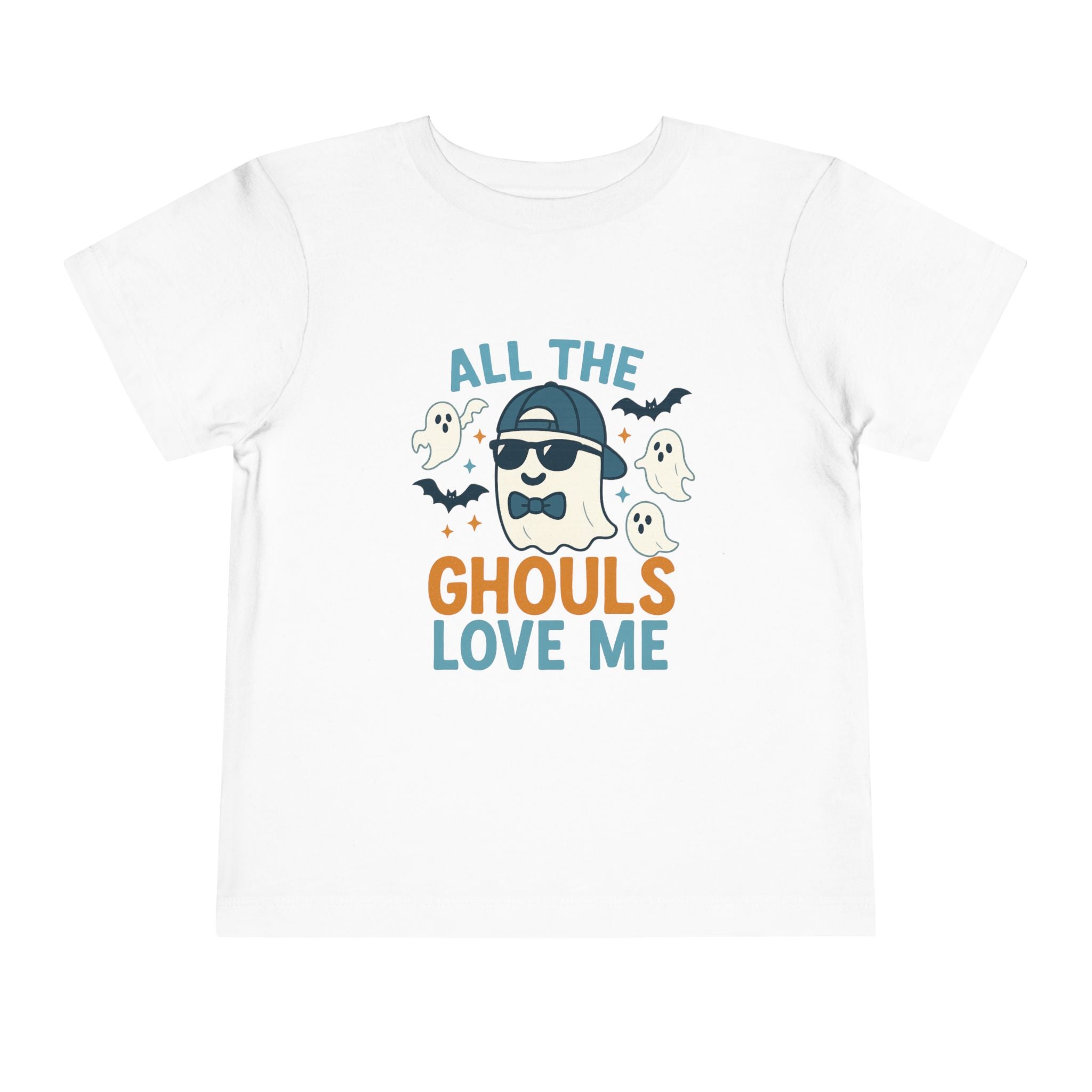 Toddler Tee — "All the Ghouls Love Me" Halloween Ghost Shirt - Boo Crew Boutique