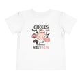 Toddler Halloween Tee - "Ghouls Just Wanna Have Fun" Cute Ghost & Pumpkins