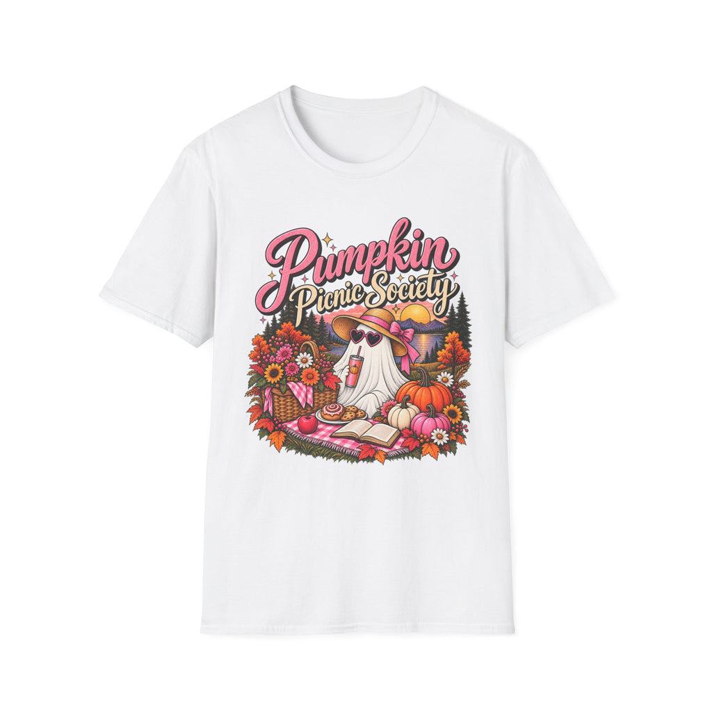 Pumpkin Picnic Society T-Shirt — Cozy Fall Graphic Tee - Boo Crew Boutique