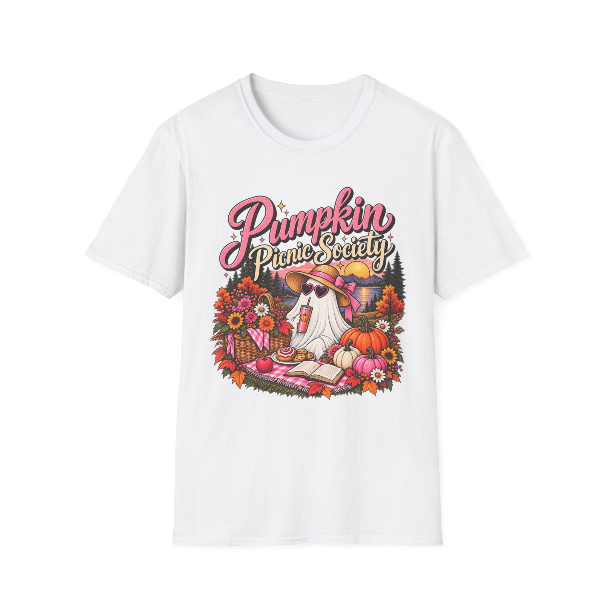 Pumpkin Picnic Society T-Shirt — Cozy Fall Graphic Tee - Boo Crew Boutique