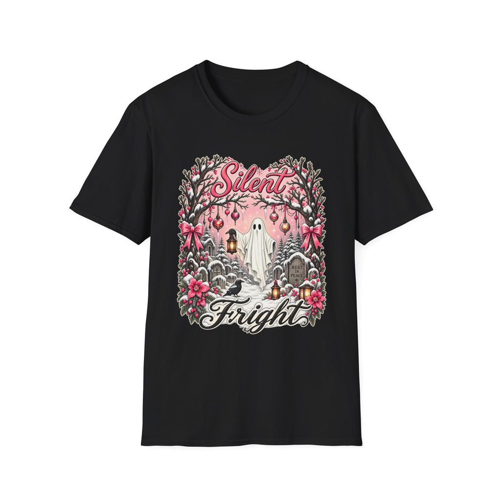 Silent Frights T-Shirt — Cute Retro Ghost Christmas Tee - Boo Crew Boutique