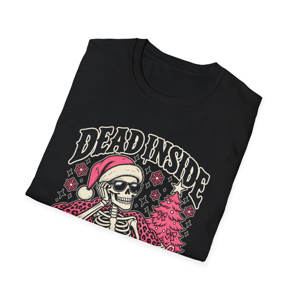 Jolly to the Bone Skeleton Christmas Tee - Boo Crew Boutique