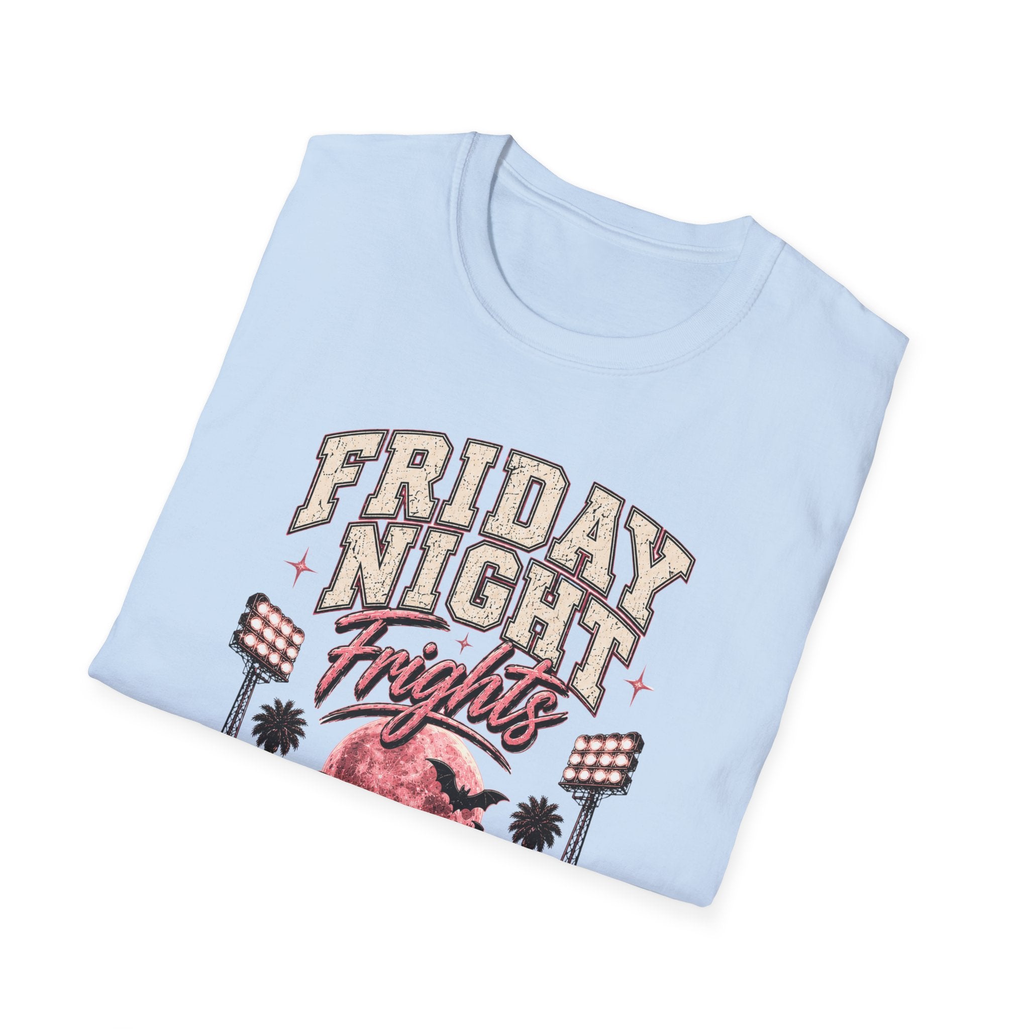 Friday Night Frights T-Shirt — Retro Football Halloween Tee - Boo Crew Boutique