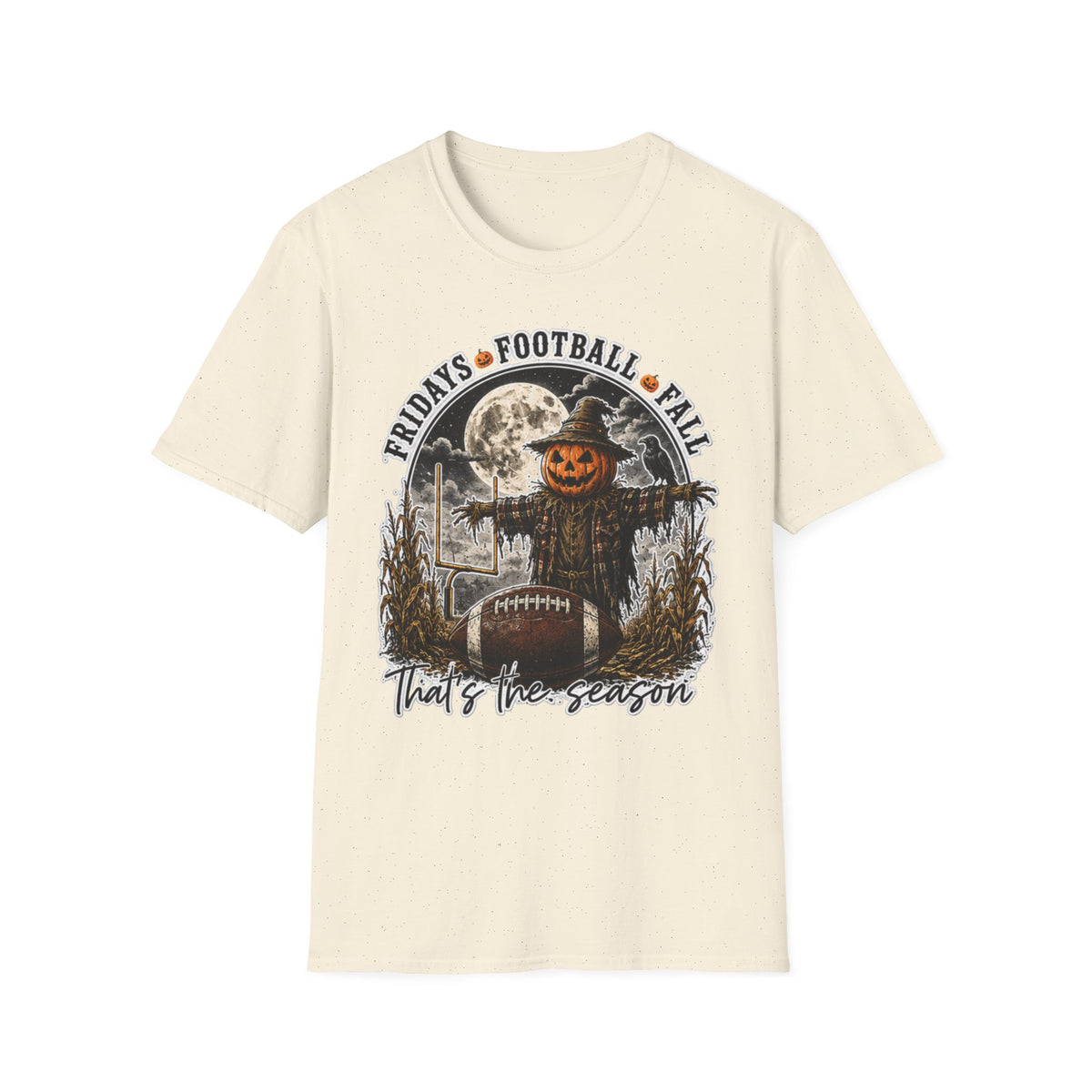 Fridays • Football • Fall Pumpkin Scarecrow T-Shirt - Boo Crew Boutique