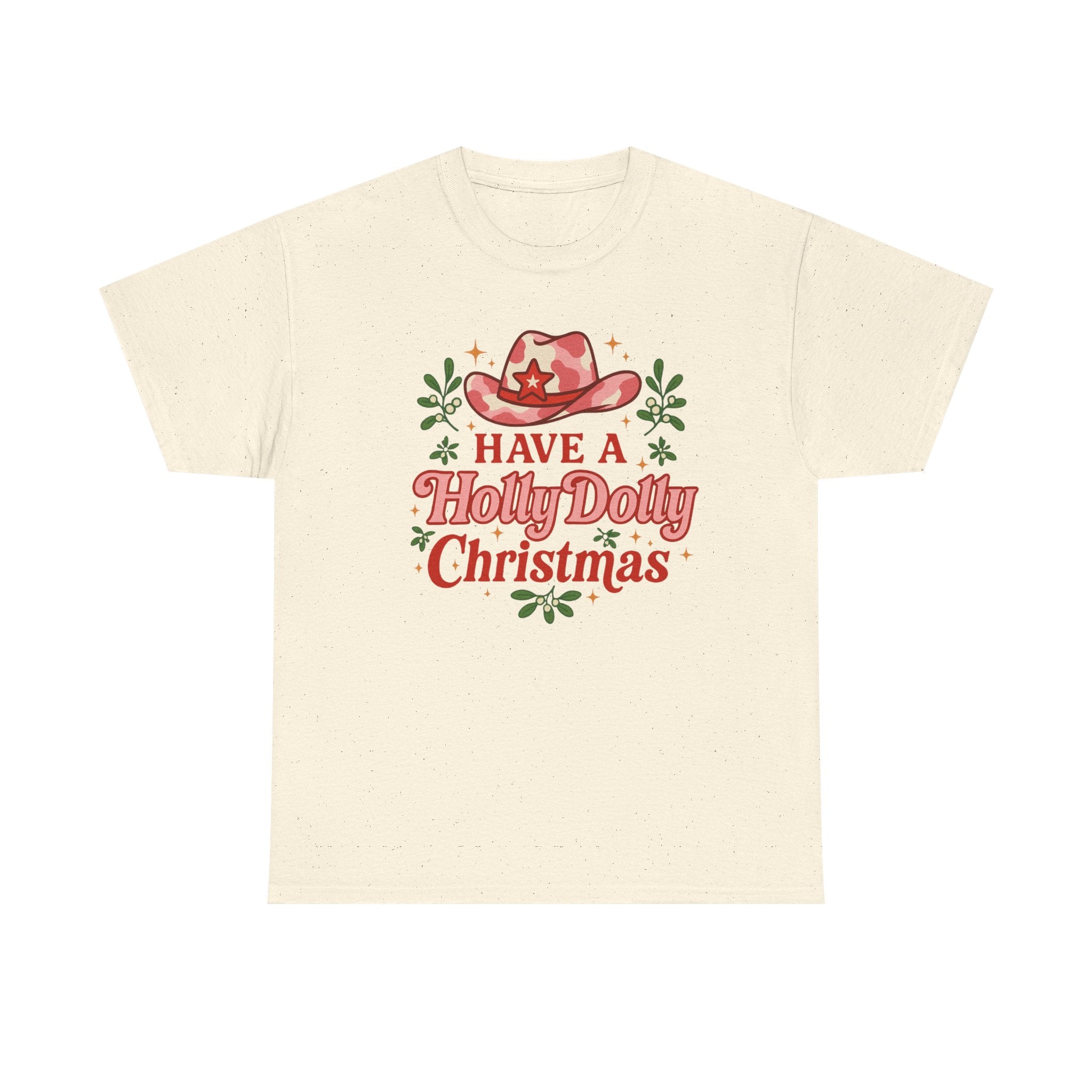 Holly Dolly Christmas Tee | Cowboy Western Xmas Shirt, Gift for Dolly Parton Fans