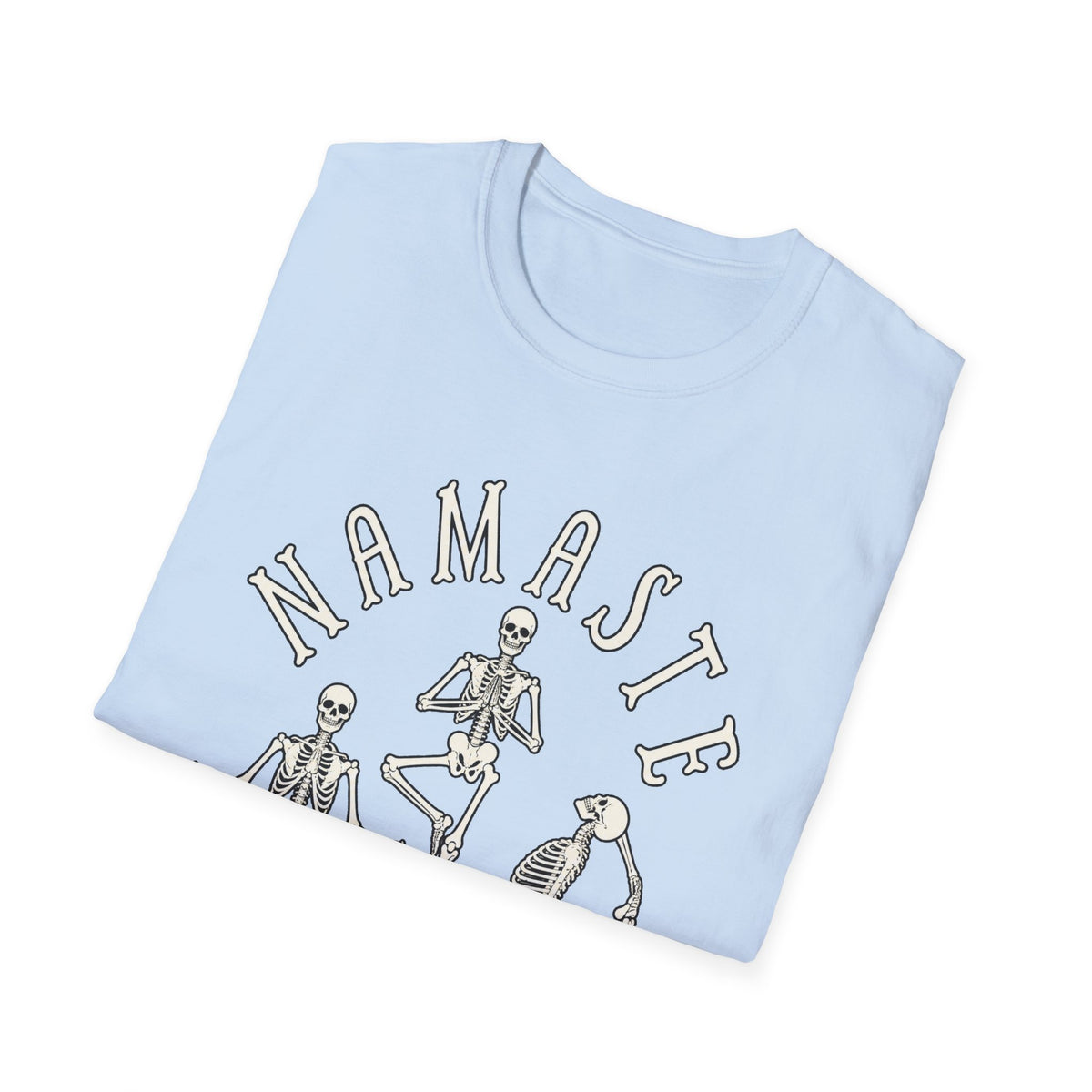 Namaste Witches T-Shirt — Skeleton Yoga Witch Tee - Boo Crew Boutique