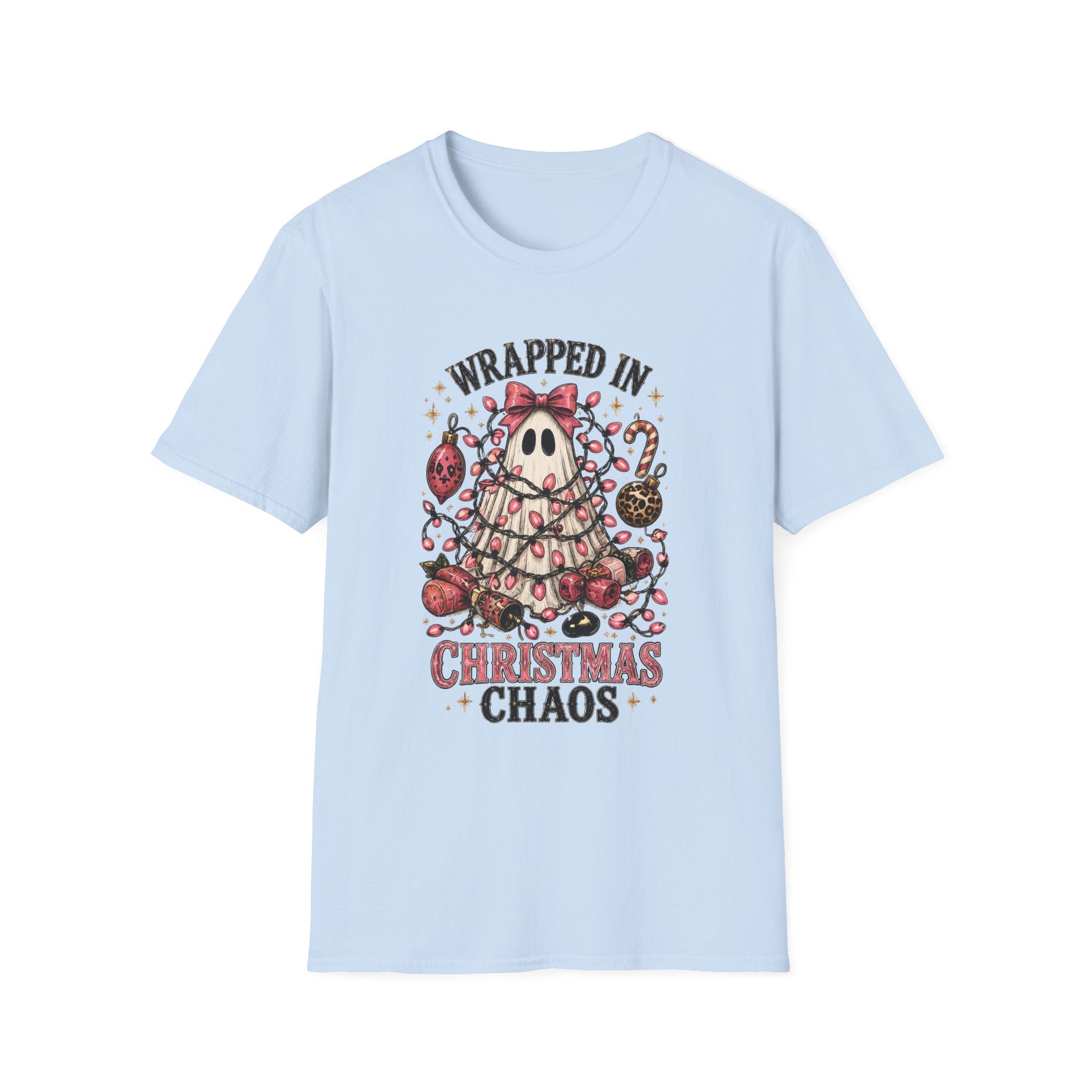 Wrapped in Christmas Chaos Tee