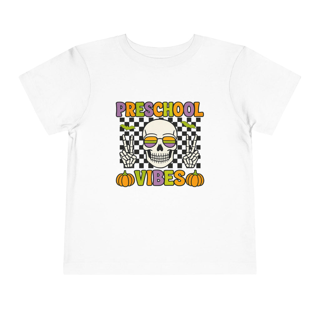 Toddler Halloween Tee, Fun Preschool Tee, Cute Kid's Shirt, Pumpkin Vibes Shirt, Fall Celebration Apparel, Toddler Halloween Tee