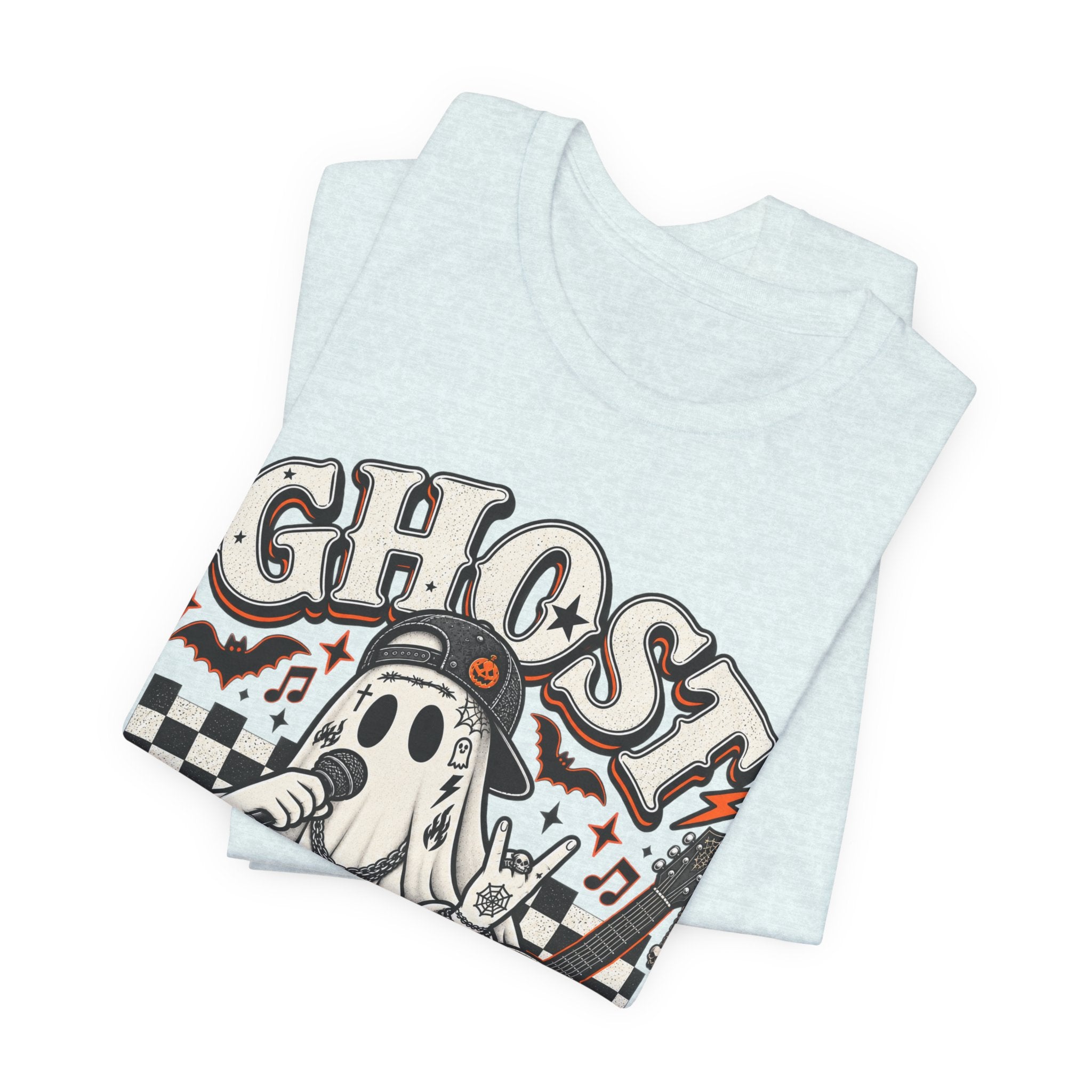 Ghost Mode T-Shirt — Retro Halloween Graphic Tee - Boo Crew Boutique