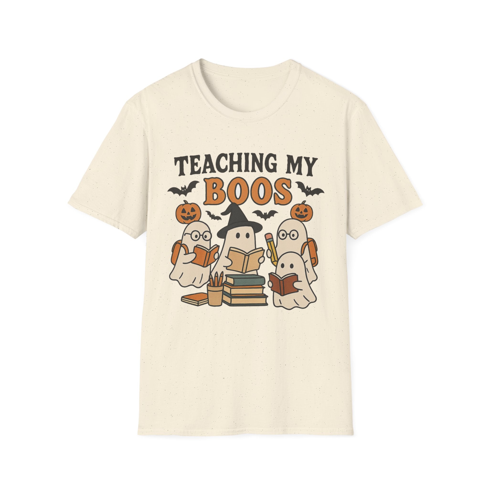 Teacher Halloween T-Shirt — "Teaching My Boos" Cute Ghosts & Pumpkins Tee - Boo Crew Boutique