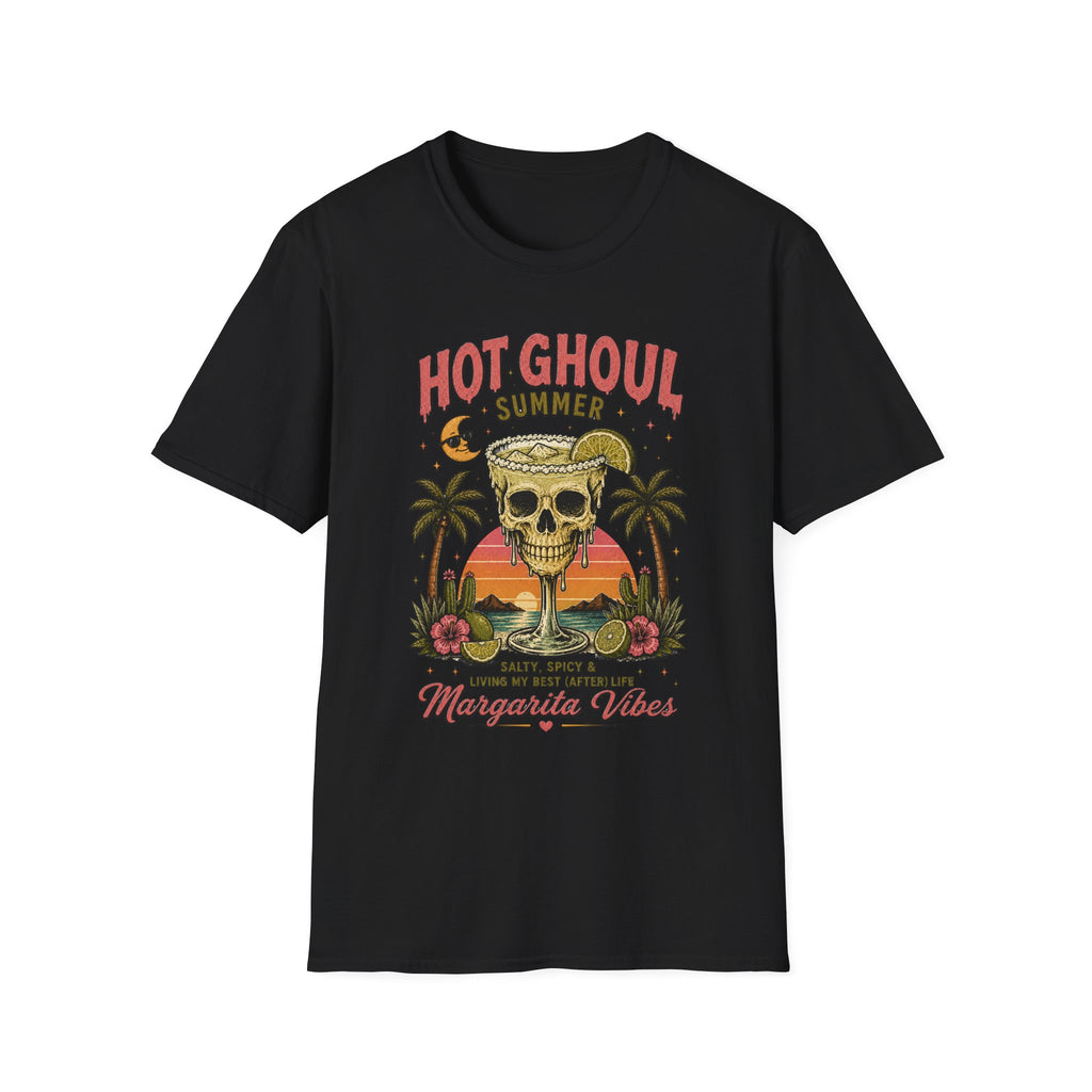 Vintage Skull & Palm Beach Margarita Tee - Boo Crew Boutique