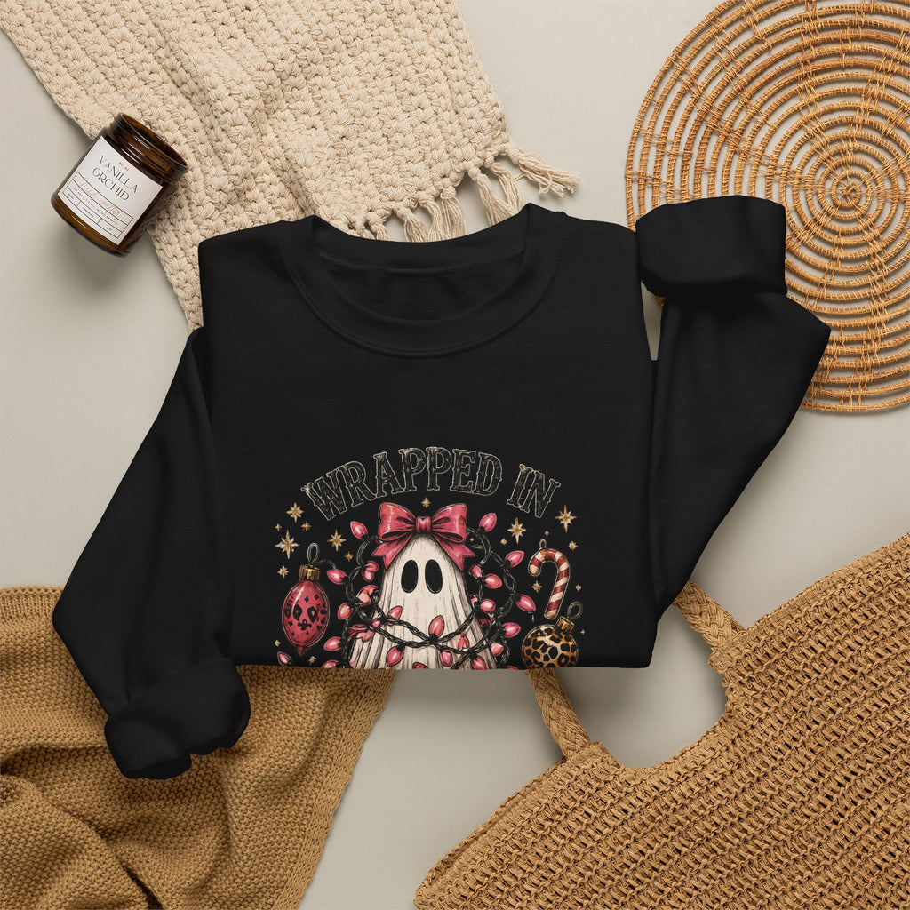 Wrapped in Christmas Chaos Crewneck