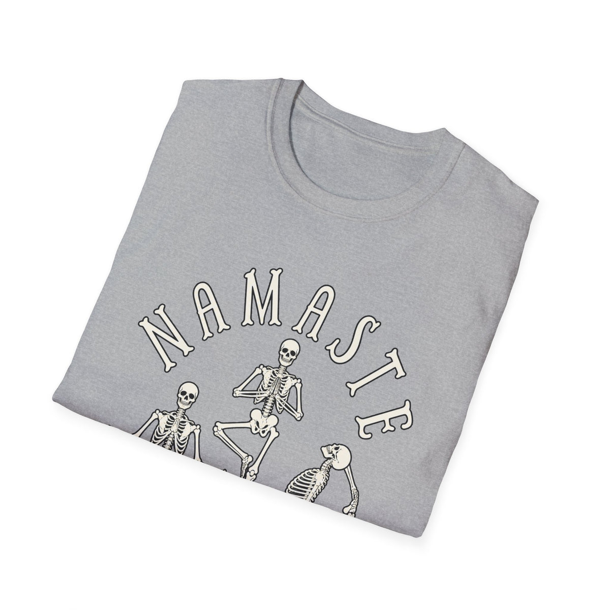 Namaste Witches T-Shirt — Skeleton Yoga Witch Tee - Boo Crew Boutique