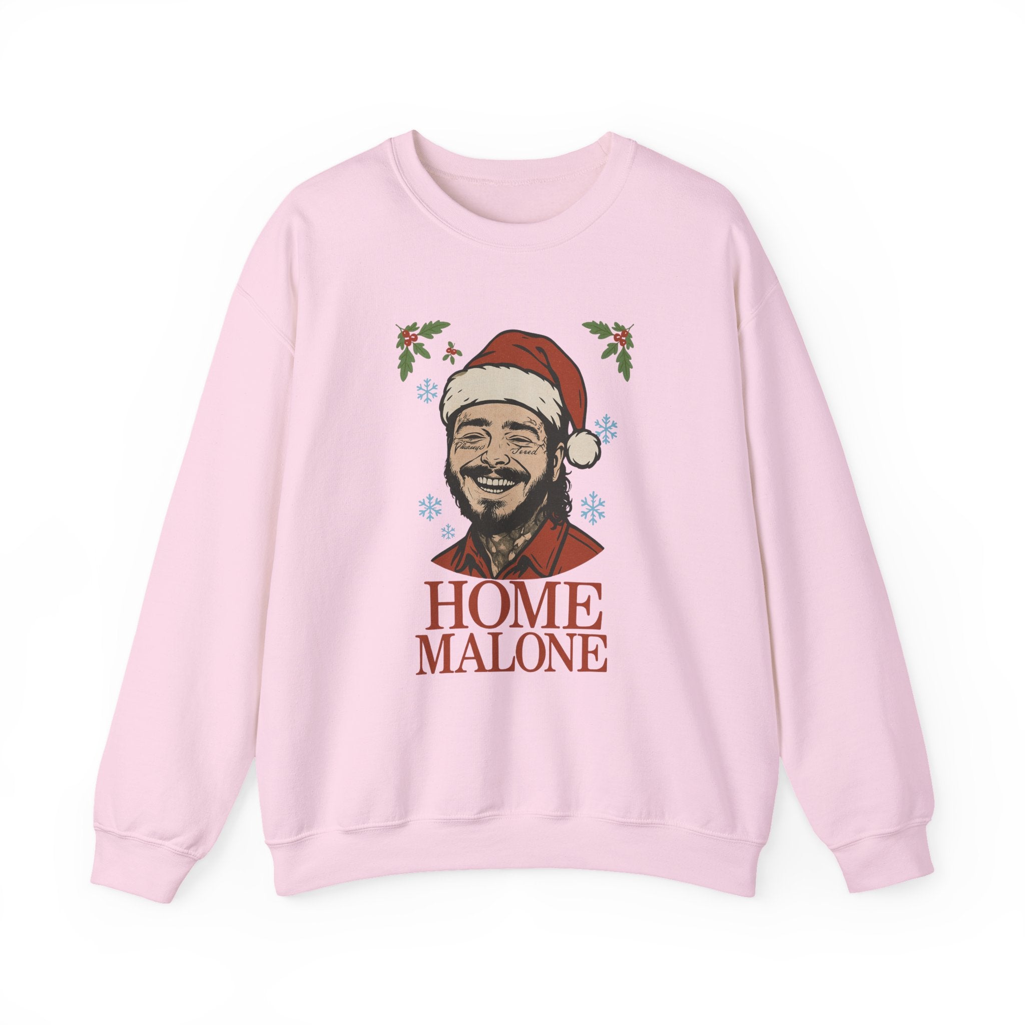 Home Malone Christmas sweatshirt | Christmas Santa hat crewneck, Ugly Christmas Sweatshirt, Gift for Posty Fan - Boo Crew Boutique