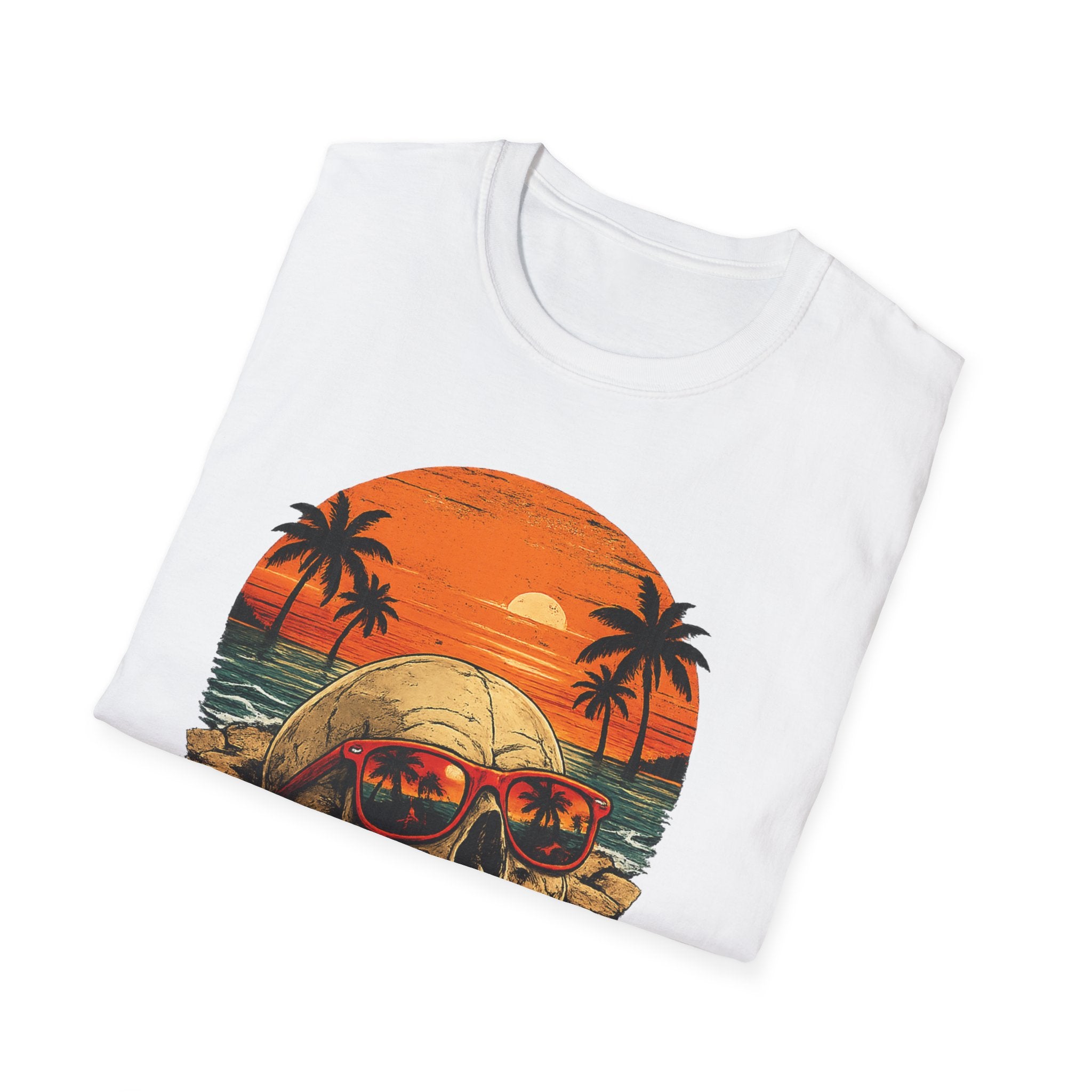 Vacation To Die For Skull Beach T-Shirt - Boo Crew Boutique