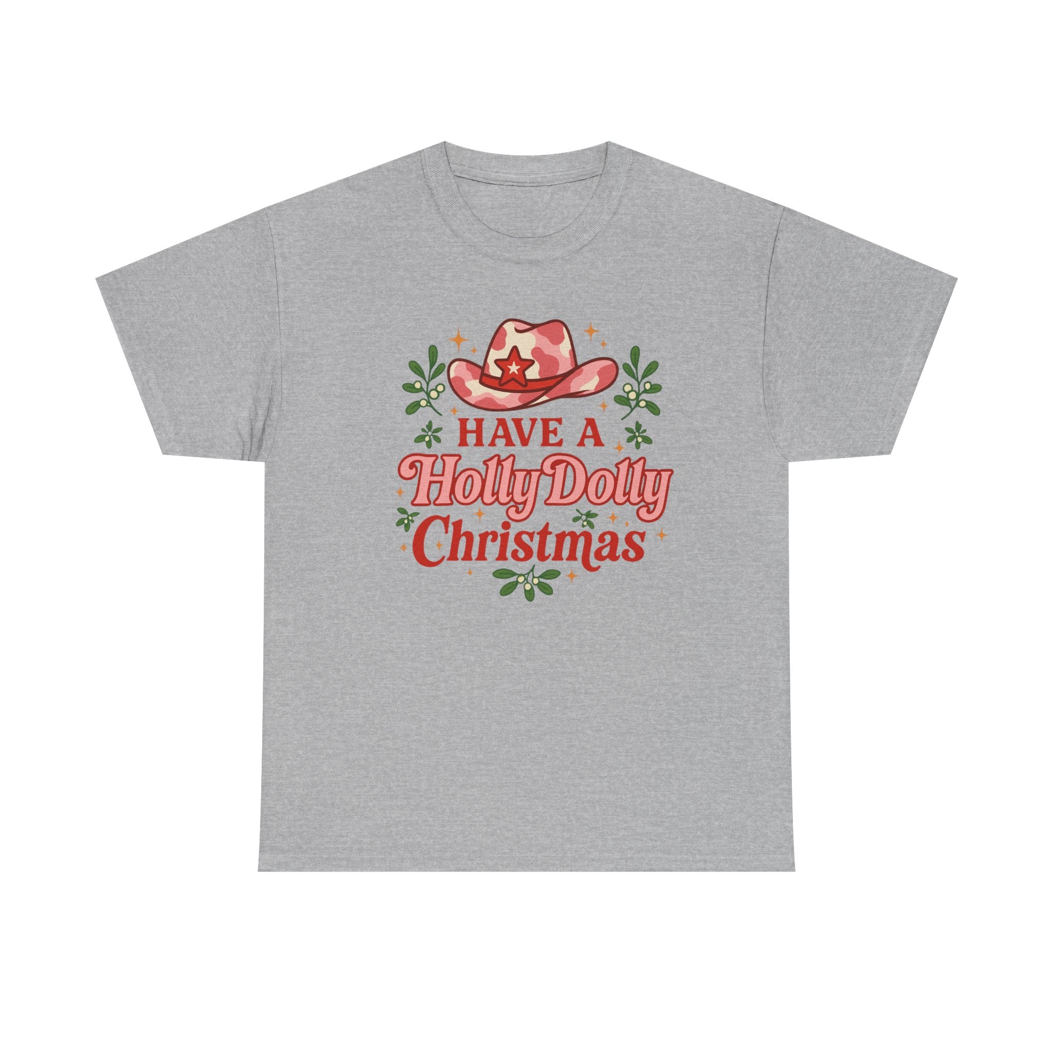Holly Dolly Christmas Tee | Cowboy Western Xmas Shirt, Gift for Dolly Parton Fans