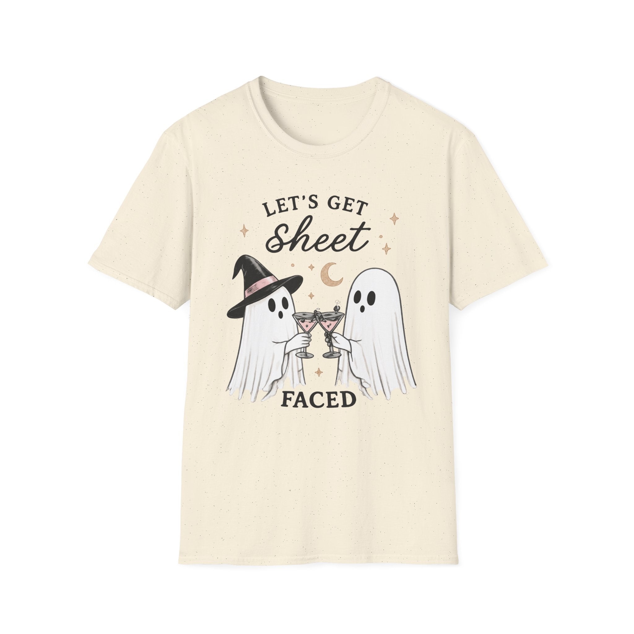 Let's Get Sheet Faced T-Shirt — Cute Halloween Ghost Tee - Boo Crew Boutique