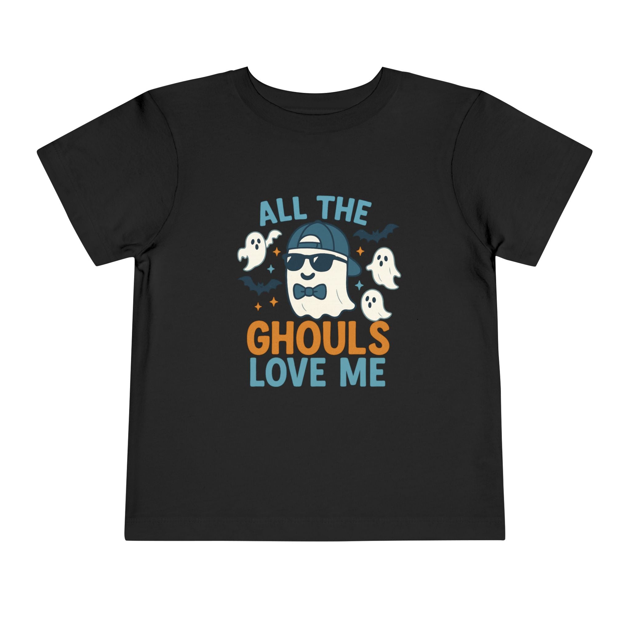 Toddler Tee — "All the Ghouls Love Me" Halloween Ghost Shirt - Boo Crew Boutique