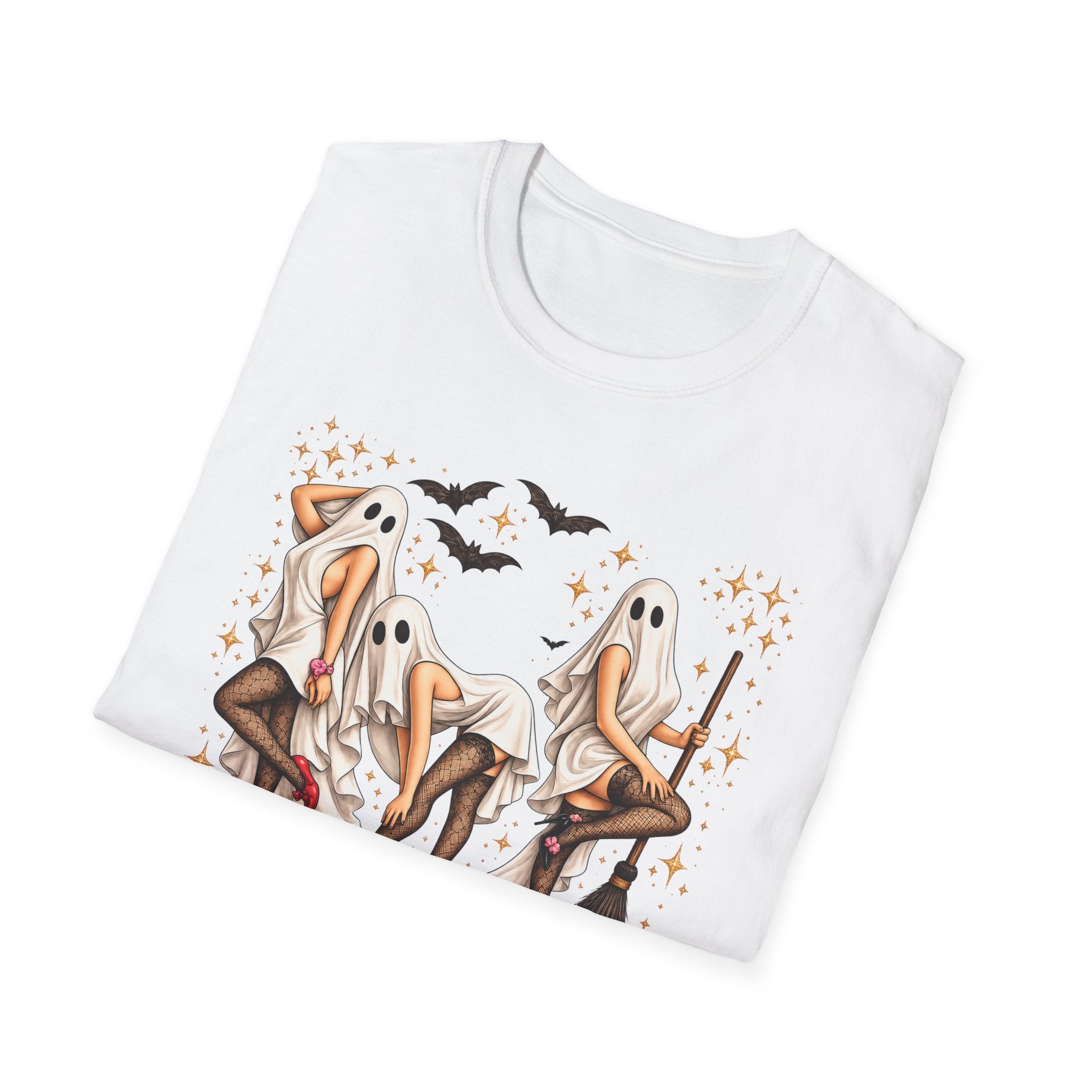 Freak in the Sheets T-Shirt — Halloween Ghost Girls Graphic Tee