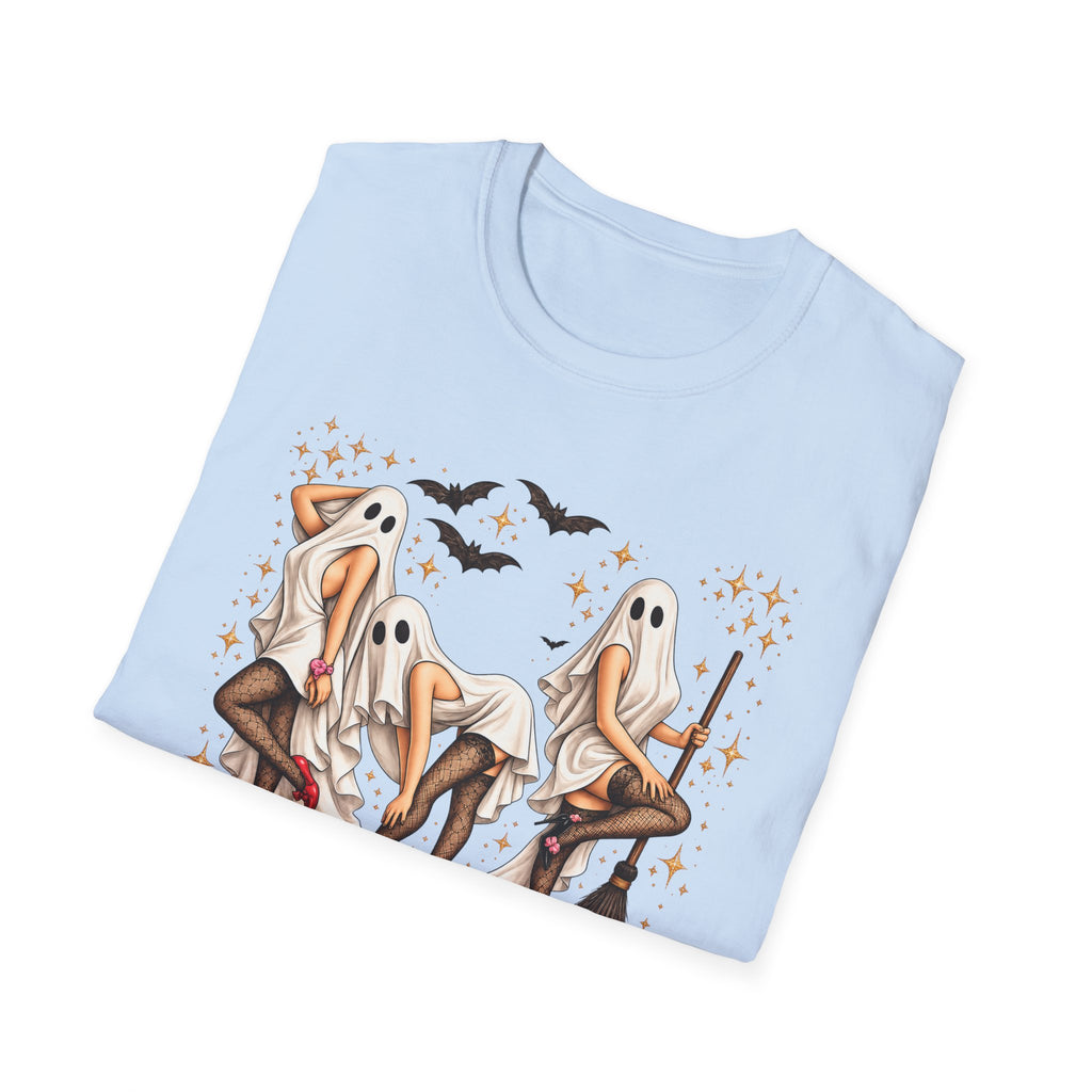 Freak in the Sheets T-Shirt — Halloween Ghost Girls Graphic Tee