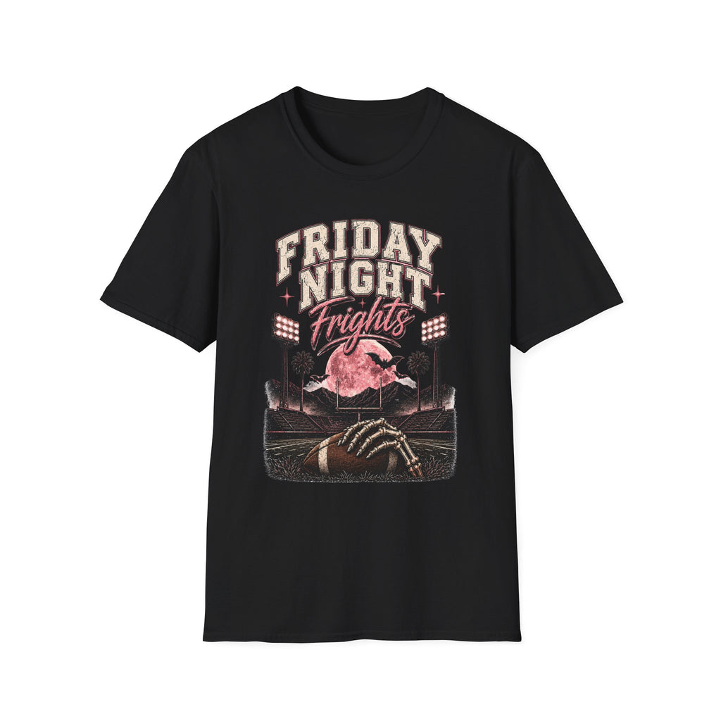 Friday Night Frights T-Shirt — Retro Football Halloween Tee - Boo Crew Boutique