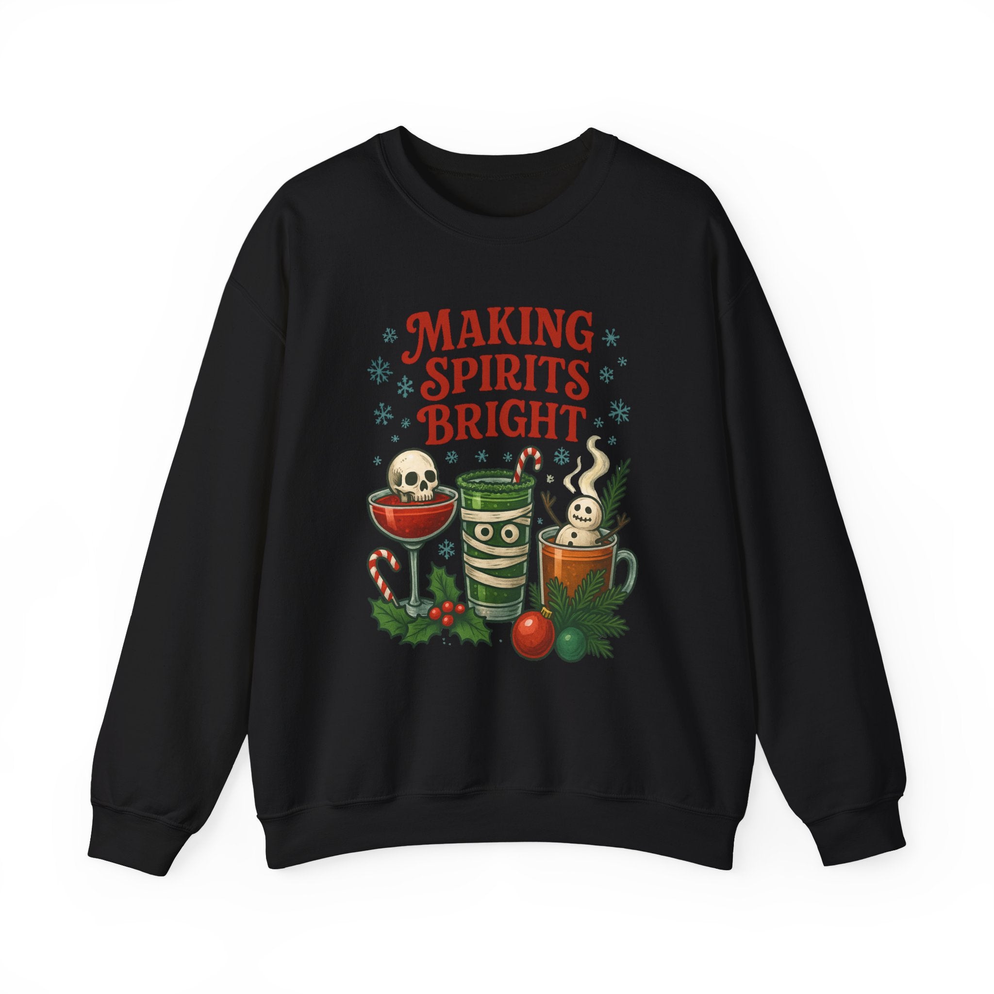 Making Spirits Bright Sweatshirt - Boo Crew Boutique