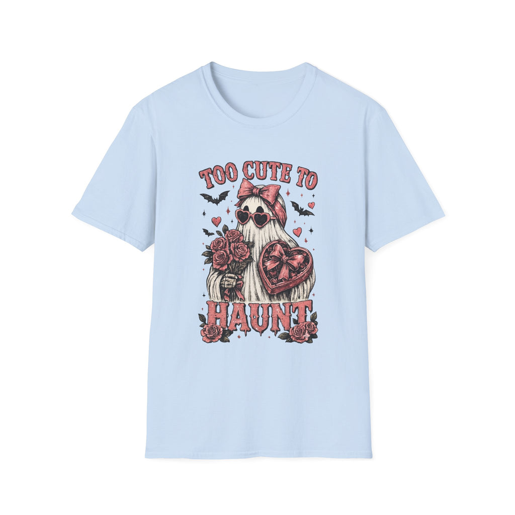"Too Cute to Haunt" Halloween Ghost with Roses - Boo Crew Boutique