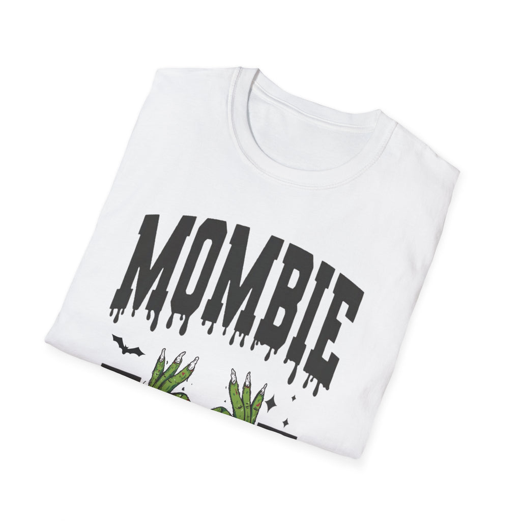 Mombie Halloween Tee, Zombie Mom Shirt, Halloween Costume, Funny Mom Tee, Horror Movie Fan Shirt, Halloween Party Outfit