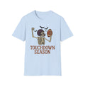 Touchdown Season Football T‑Shirt — Skeleton Player Halloween Game Day Tee - Boo Crew Boutique